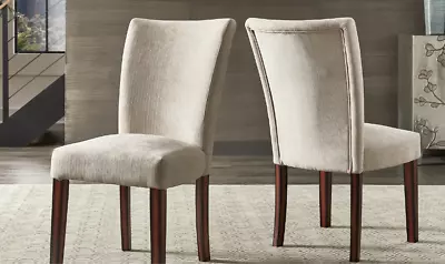 INSPIRE Q Camel Chenille Parsons Dining Chairs (Set Of 4) • $325