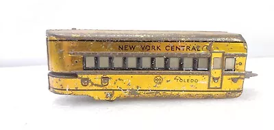 Marx Trains New York Central Copper Mercury Toledo Passenger Car O Gauge • $59.99