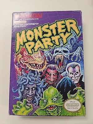 Monster Party (Nintendo NES 1989) CIB • $99.99