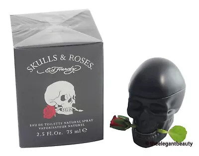 Skulls & Roses By Ed Hardy 2.5oz/75ml Edt Spray For Men New In Box  • $36.99