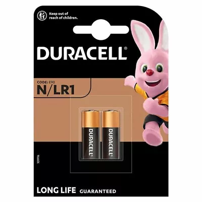 [2x] Duracell Alkaline N LR1 1.5V Batteries MN9100 E90 AM5 BB:2027 • $9.69