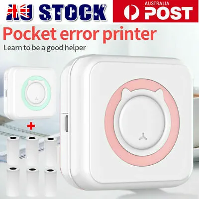 $30.23 • Buy Portable BT Mobile Photo Printer Pocket Mini Bluetooth Sticker Thermal Printer