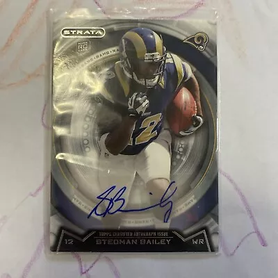 2013 Topps Strata - Autographs #9 Stedman Bailey (AU RC) • $10