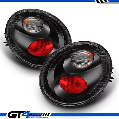 For 1998-2005 98-05 Volkswagen Beetle Black Tail Lights Brake Lamps Left+Right • $61.90