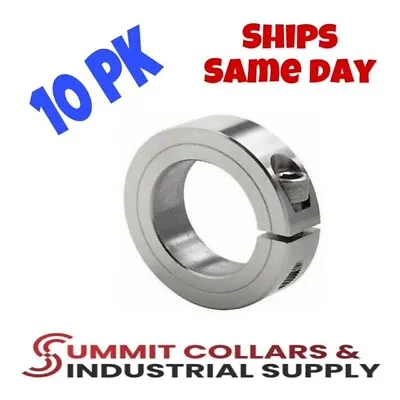 3/4” Inch Stainless Steel Single Split Shaft Collar (Qty 10) FREE Ship • $66.84