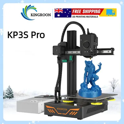 $249 • Buy Kingroon 3D Printer Home Machine KP3S Pro Direct Linear Guide Rail DIY Printing