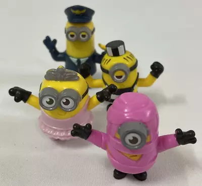 Lot Of 4 McDonalds Despicable Me Minion Action Figure Happy Meal Kids Toys • $1