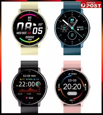 $35.36 • Buy Smart Watch Fitness Tracker Blood Pressure Heart Rate Men Women Sport Watches