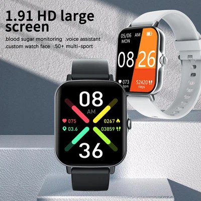 $75.99 • Buy Bluetooth Call Smart Watch Blood Glucose Body Temperature Fitness Tracking Watch
