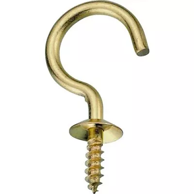 ProSource LR392 Solid Brass Cup Hooks 1  Bulk • $5.84