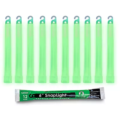 Cyalume Glow Sticks Military Grade Lightstick - Premium Green 6” 10 Pack  • $39.72