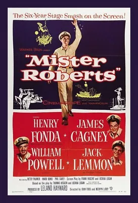 Mister Roberts - Henry Fonda - Movie Poster Image - BIG MAGNET 3.5 X 5 In • £5.77