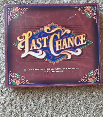 $26.60 • Buy Vintage Last Chance Dice Rolling Board Game Complete 1995 Milton Bradley