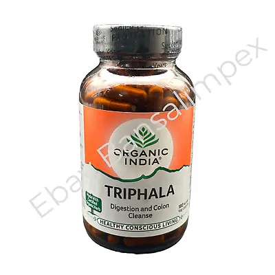 ORGANIC INDIA Triphala Capsules Digestion & Colon Cleanse 180 Capsule • £18.71