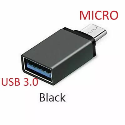 LOT Durable Micro USB OTG Host Adapter Male To 3.0 Female For Android Tablet  • $1.88