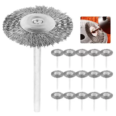 20x Stainless Steel Wire Brush For Dremel Tool Rotary Die Grinder Removal Wheel • $12.18