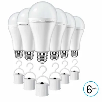 6 PC 12W 220V LED Emergency Bulbs E27  Bulb Rechargeable Lighting Lamp Light • $34.50