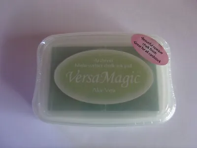 New! Tsukineko Versa Magic Multi-surface Chalk Ink Pad - Color: Aloe Vera • $7.99
