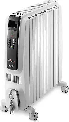 De'Longhi Dragon 4 Portable Oil Column Heater 2400W TRD42400ET White • $452.95