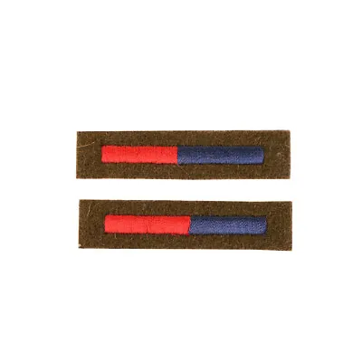 £7.75 • Buy WW2 British Arm Of Service Strip Pair - Royal Engineers - Repro Military Badge