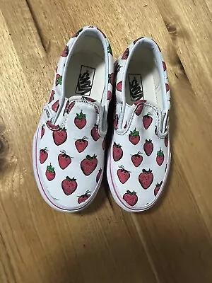 Kids Vans Shoes  Strawberries  Nice  US Kids 12 .Free Post !! • $35