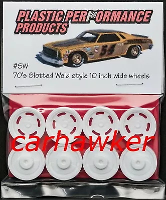 #SW - Early 1970's Slotted Weld (Clement Style) 10  Wide Wheels 1/25 PPP - LQQK • $10.99