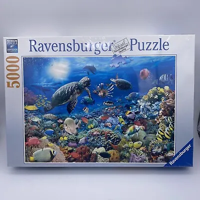 Ravensburger Puzzle 5000 Pieces Ocean Life Underwater Tranquility Under The Sea • $79.95