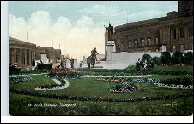 £5.21 • Buy Postcard ~ 1910/20 Liverpool England Great Britain St. John's Gardens Park AK
