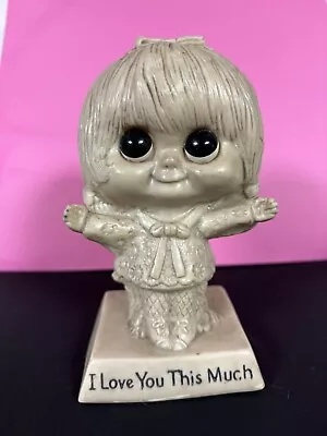 Vintage  I Love You This Much  W & R Berries Company Figurine 1970 • $20