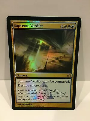 1 Supreme Verdict Foil Return To Ravnica MTG NM X1 Magic Mtg • $29.92