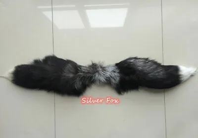 Genuine Fox Fur Scarf Collar Shawl Scarves Wrap Stole Neck Warmer • $16