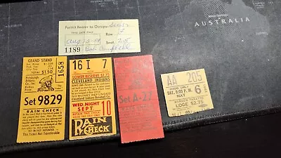 Lot Of Vintage Baseball Ticket Stubs • $20