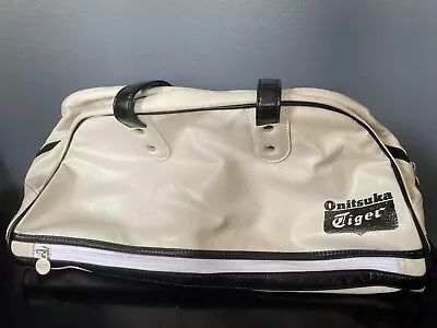 OT Onitsuka Tiger Vintage Overnight/Weekend Bag | White | RARE! BRAND NEW! ASICS • $99.95