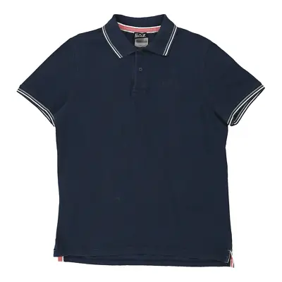 Ea7 Polo Shirt - XL Blue Cotton • £24.49