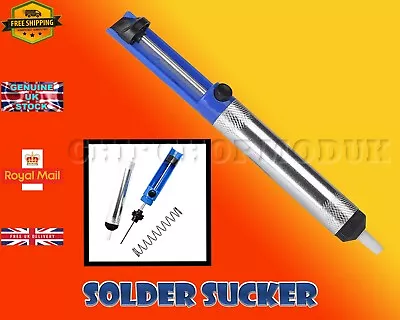 Metal Solder Sucker Desoldering Vacuum Pump New Design Stronger Spring • £3.20