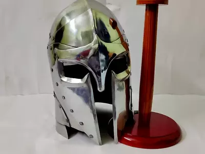 Medieval Viking Helmet Roman Knight Steel Armor Helmet Historical Warrior Helmet • $146.63