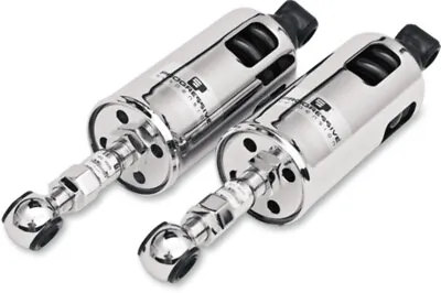 Progressive Chrome 422 Rear Shocks For 89-99 Harley Softail FLST FLSTN FXST • $499.95