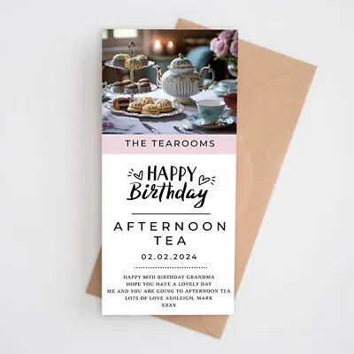 Personalised Afternoon Tea Voucher By Cheeky Pooch • £5.49