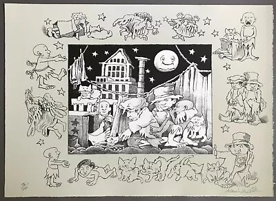 Maurice Sendak  SIGNED/Limited Litho   #76/200  At Home With Jack And Guy  1999 • $587.50