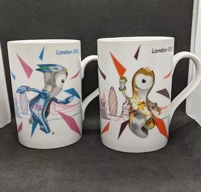 Set Of London 2012 Olympic Games Official Product Porcelain Coffee Mugs Wenlock • $15