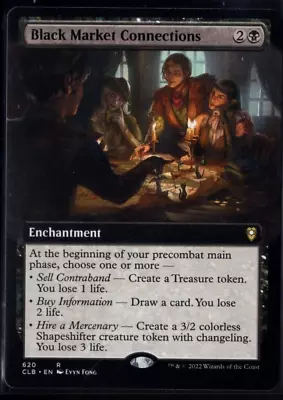 Black Market Connections 620 Extended Art Rare Baldur's Gate Magic TCG Near Mint • $18.99