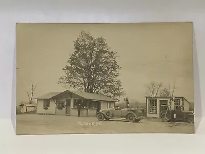 Rutland Vt. The Ledges Tourist Camp. Real Photo Postcard. • $12.50