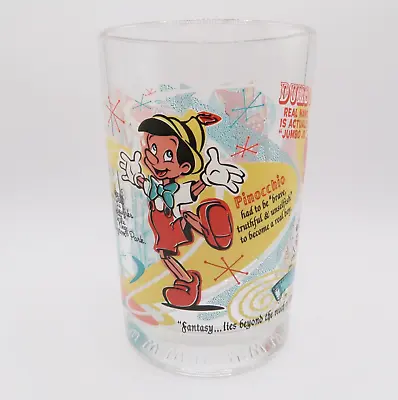 McDonalds Walt Disney 100 Years Of Magic Anniversary Glass Pinocchio • $9.76