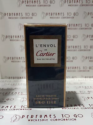 L'envol De Cartier EDT Spray Mens Cologne 15 Ml/0.5 Oz NEW AND SEALED • $14.99