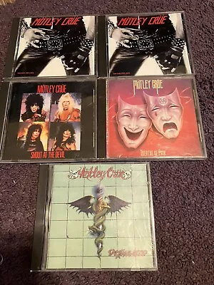 Motley Crue Cd Lot Metal OOP Rare Please Read Description • $29.99