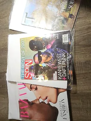 Spin Magazine Kanye West And Daft Punk No Label Plus New York Times 2015 Bazaar • $100