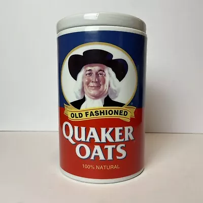 Vintage 1997  Limited Edition Quaker Oats Ceramic Cookie Jar - 120th Anniversary • $20