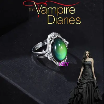 The Vampire Diaries: Antique Adjustable Colour Changing Mood Ring Jewelry Gift • $9.99