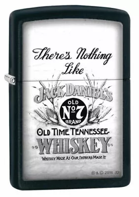 Genuine Zippo Lighter Black Matte Nothing Like Jack Daniel's (97119) Gift Boxed  • $59.95