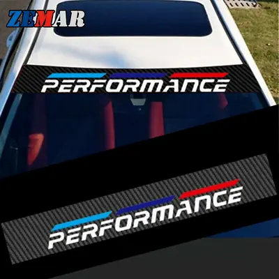 1PC Car Windshield Decals M Power Sticker Body Sport Trim For BMW 3/5/7/X Series • $11.89